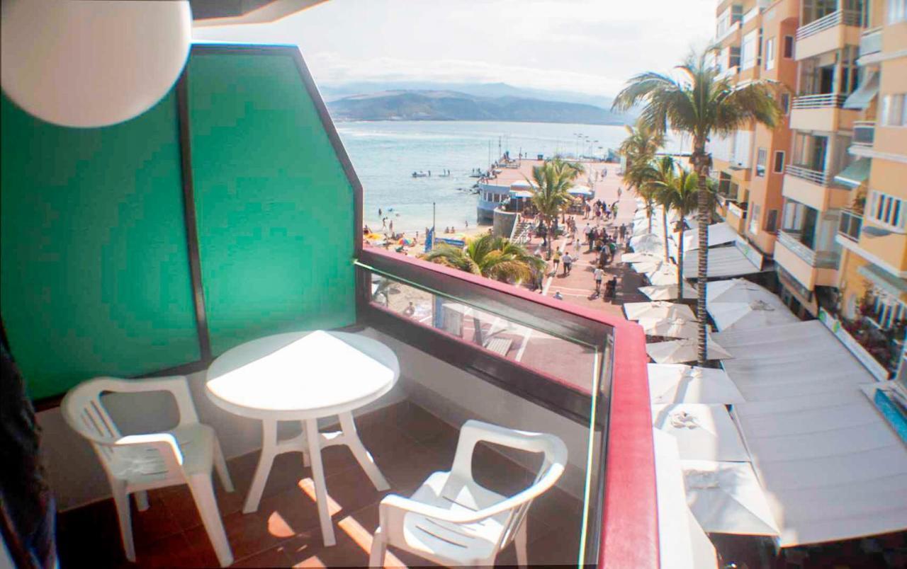 לאס פאלמס דה גראן קנאריה Apartamento Con Balcon En La Playa De Las Canteras מראה חיצוני תמונה
