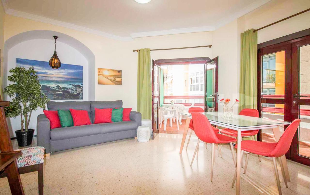 לאס פאלמס דה גראן קנאריה Apartamento Con Balcon En La Playa De Las Canteras מראה חיצוני תמונה