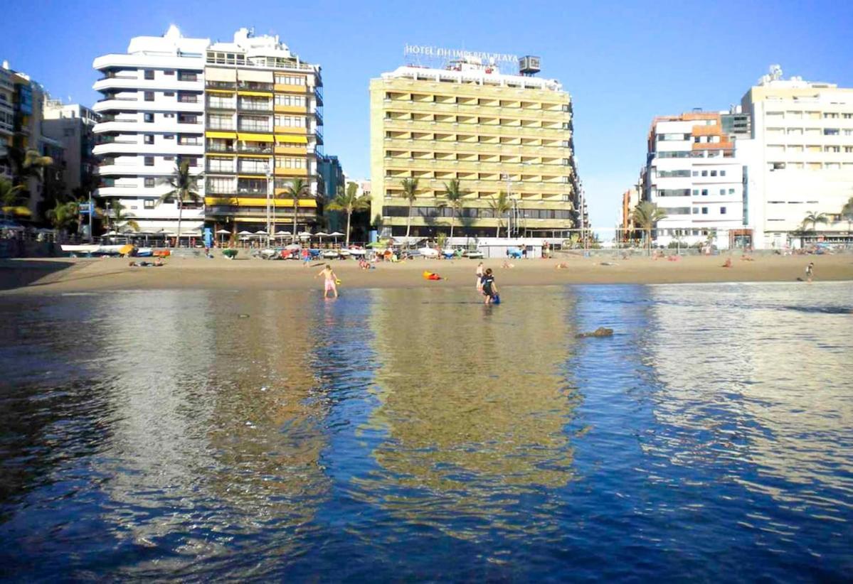 לאס פאלמס דה גראן קנאריה Apartamento Con Balcon En La Playa De Las Canteras מראה חיצוני תמונה