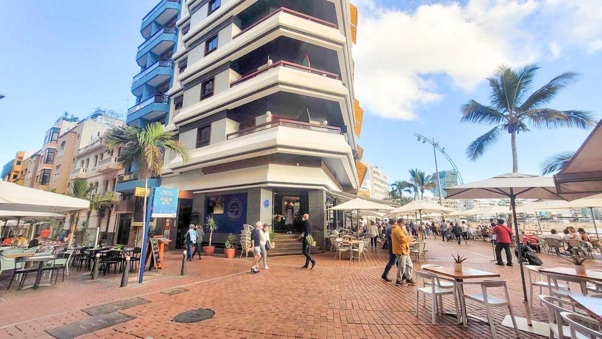 לאס פאלמס דה גראן קנאריה Apartamento Con Balcon En La Playa De Las Canteras מראה חיצוני תמונה